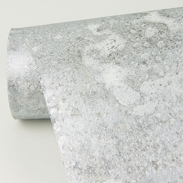 A Street Prints Kulta Silver Cement Wallpaper