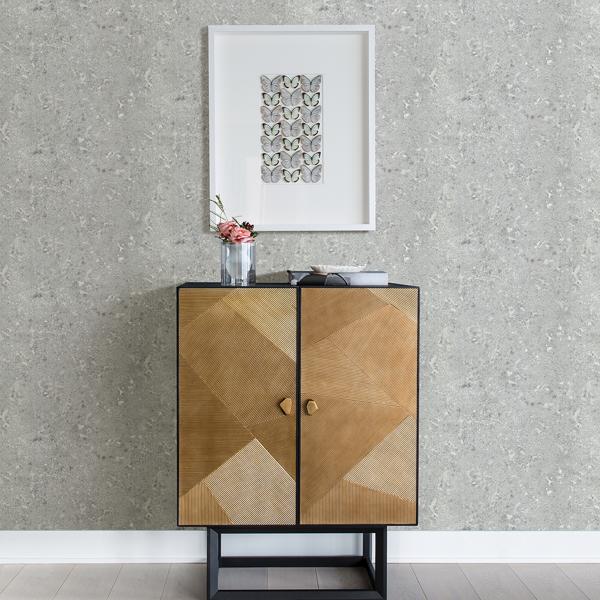 A Street Prints Kulta Silver Cemented Wallpaper