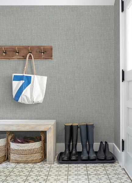 A Street Prints Lanister Grey Texture Wallpaper