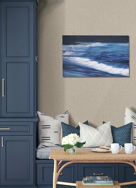 A Street Prints Lanister Taupe Texture Wallpaper