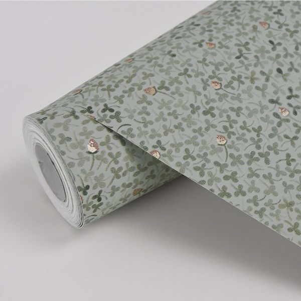 A Street Prints Lark Green Botanical Wallpaper
