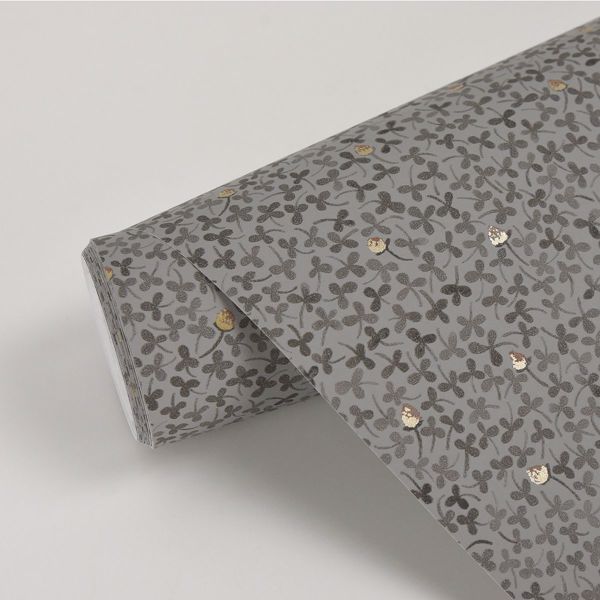 A Street Prints Lark Taupe Botanical Wallpaper