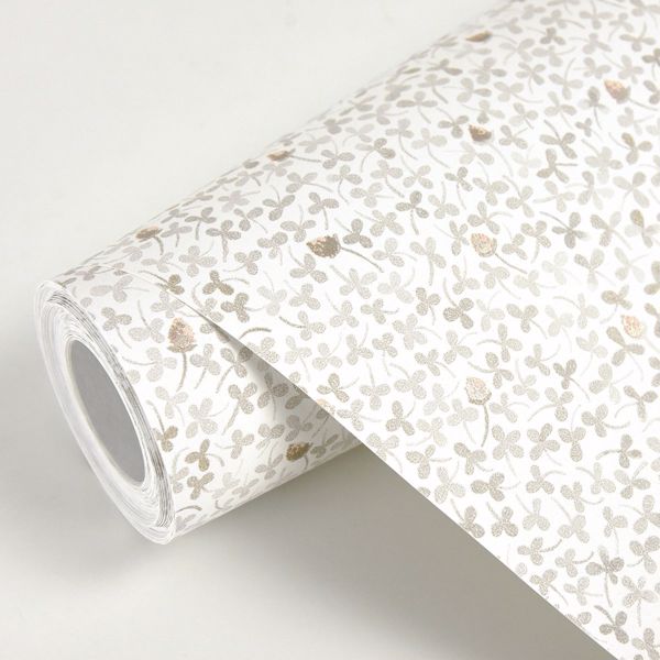 A Street Prints Lark White Botanical Wallpaper