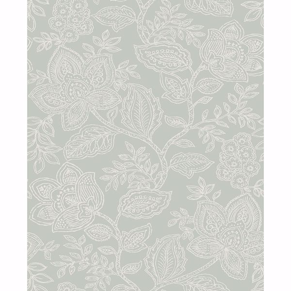 a street prints Larkin Sage Floral Wallpaper