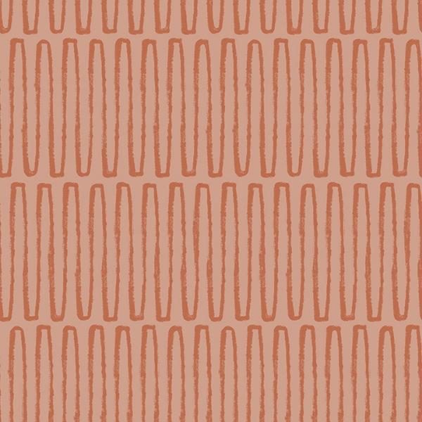 a street prints Lars Coral Retro Wave Wallpaper