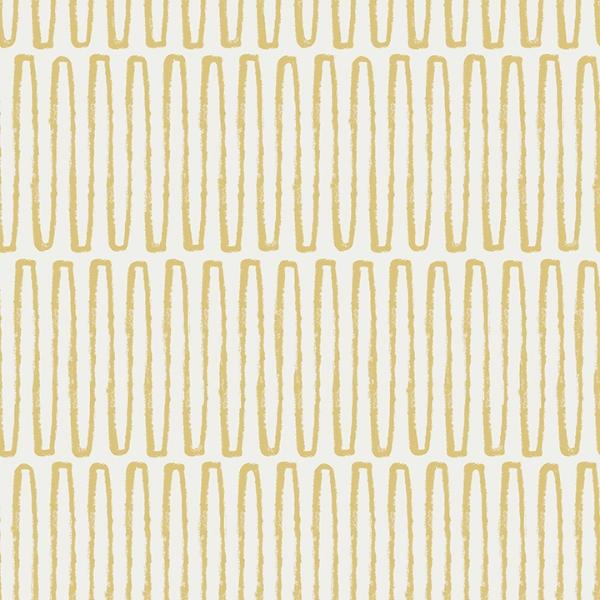 a street prints Lars Mustard Retro Wave Wallpaper