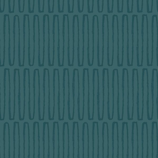 a street prints Lars Teal Retro Wave Wallpaper