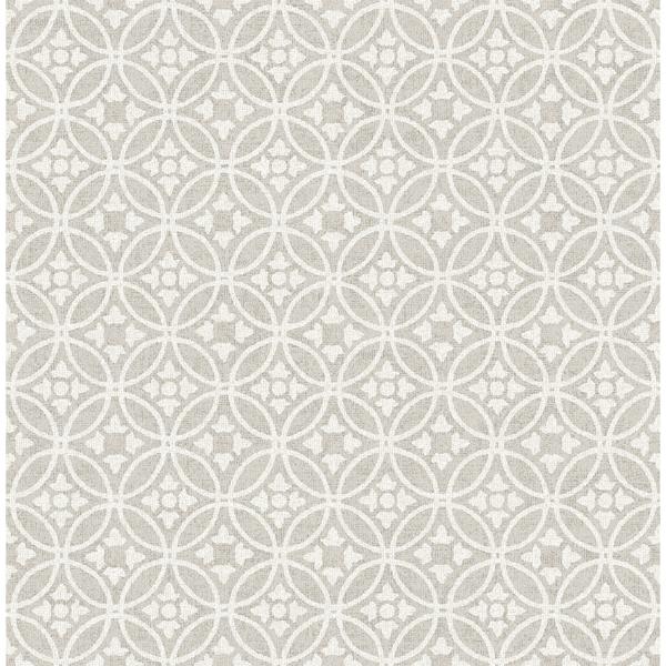 a street prints Larsson Grey Ogee Wallpaper