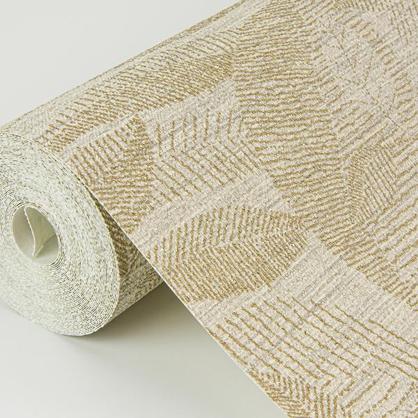 A Street Prints Lei Gold Leaf Wallpaper