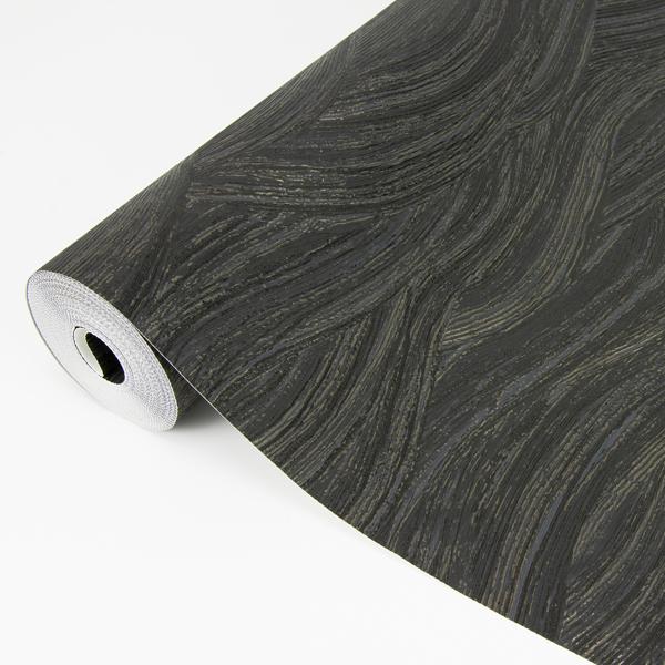 A Street Prints Leith Black Zen Waves Wallpaper