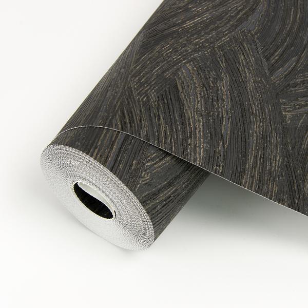 A Street Prints Leith Black Zen Waves Wallpaper