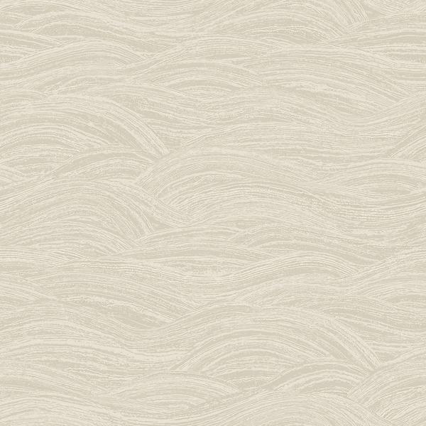 a street prints Leith Cream Zen Waves Wallpaper