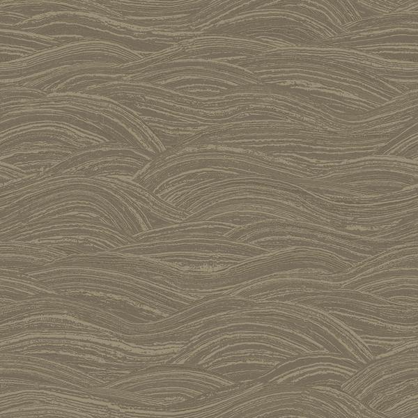a street prints Leith Gold Zen Waves Wallpaper