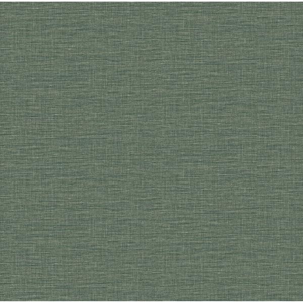 a street prints Lela Green Faux Linen Wallpaper