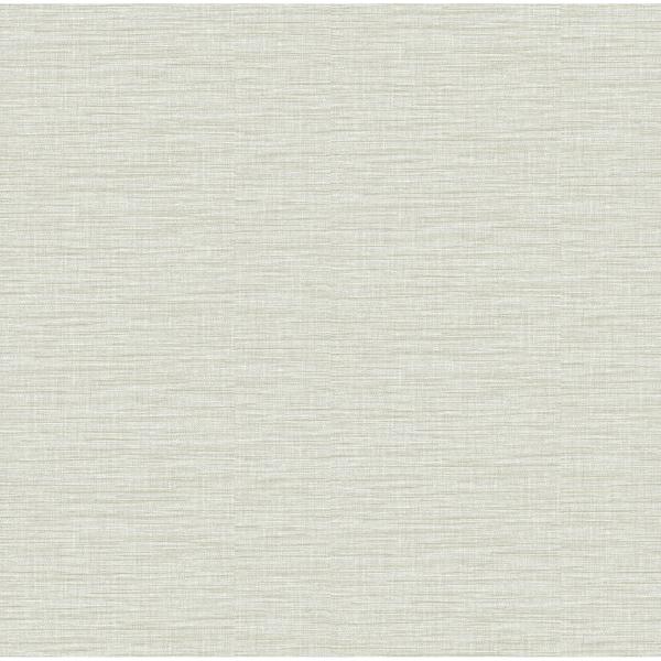 a street prints Lela Silver Faux Linen Wallpaper