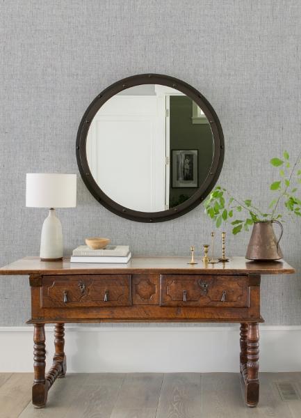 A Street Prints Lihua Light Grey String Wallpaper