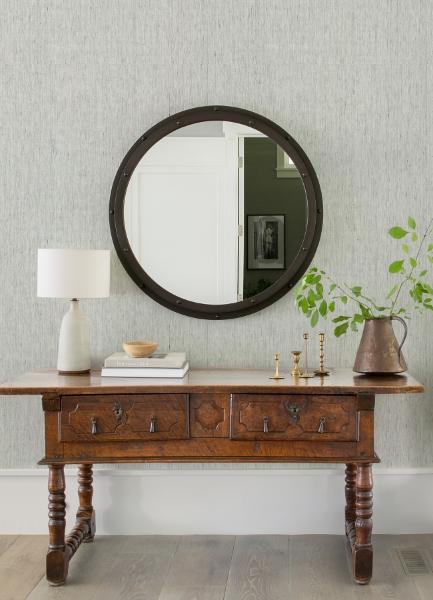 A Street Prints Lihua Off-White String Wallpaper