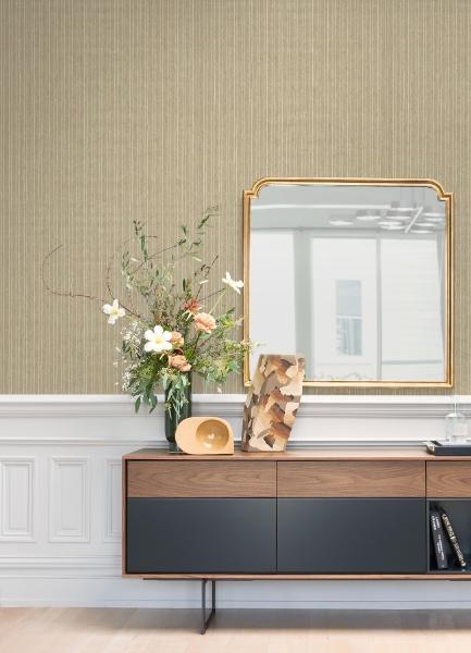 A Street Prints Liqin Light Brown String Wallpaper