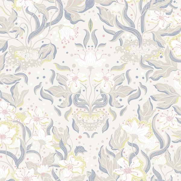 a street prints Lisa Bone Floral Damask Wallpaper