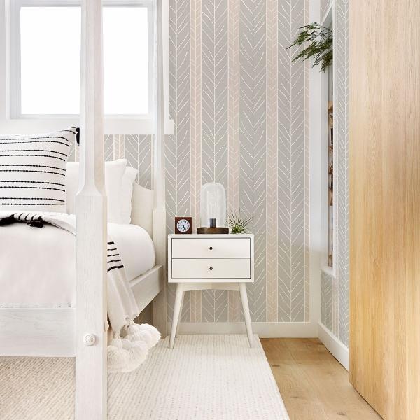 A Street Prints Lottie Rose Stripe Wallpaper