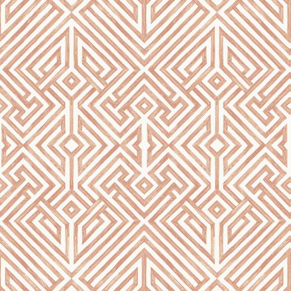 a street prints Lyon Coral Geometric Key Wallpaper