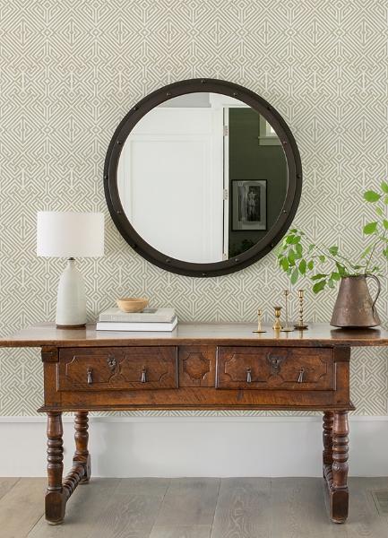 A Street Prints Lyon Gold Geometric Key Wallpaper