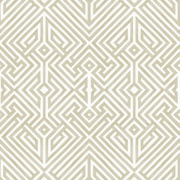 a street prints Lyon Gold Geometric Key Wallpaper