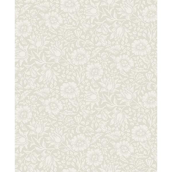 a street prints Mallow Dove Floral Vine Wallpaper