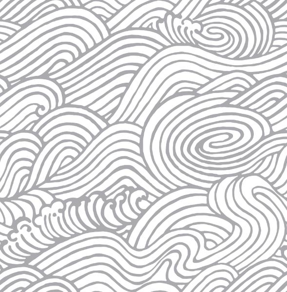 a street prints Mare Grey Wave Wallpaper