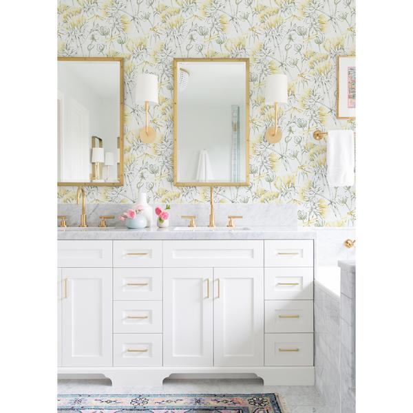 A Street Prints Mariell Gold Dragonfly Wallpaper