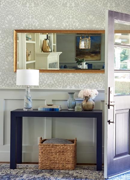 A Street Prints Marni Grey Fruit Damask Wallpaper