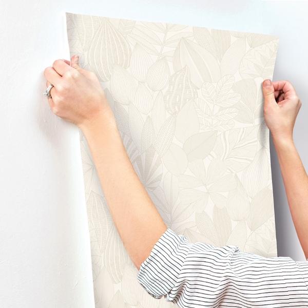 A Street Prints Mathias Pearl Botanical Wallpaper