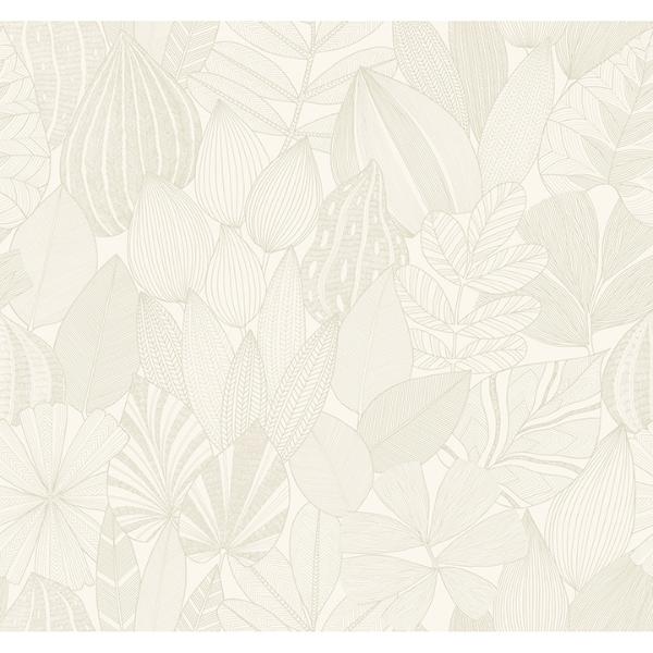 a street prints Mathias Pearl Botanical Wallpaper