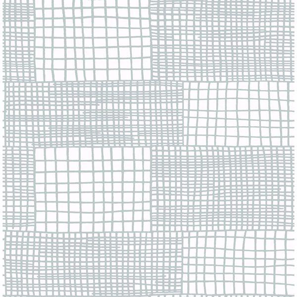 a street prints Maxwell Aqua Geometric Wallpaper
