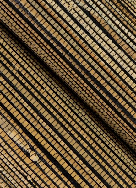 A Street Prints Mayleen Black Grasscloth Wallpaper