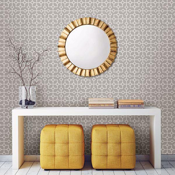 A Street Prints Maze Light Grey Tile