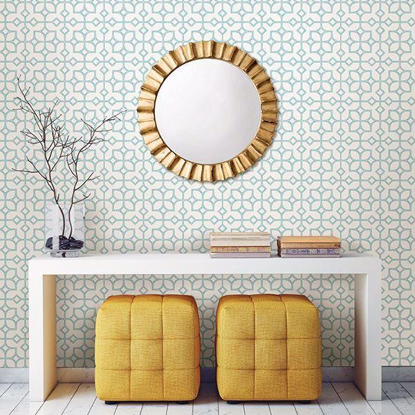A Street Prints Maze Turquoise Tile