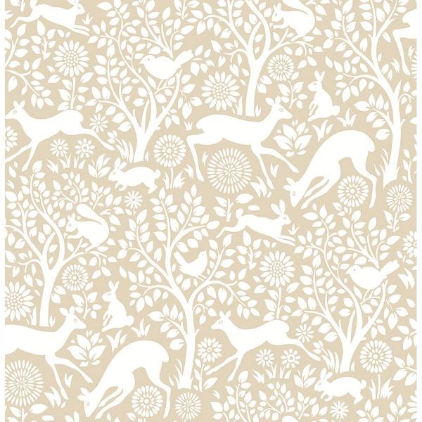 a street prints Meadow Taupe Animals