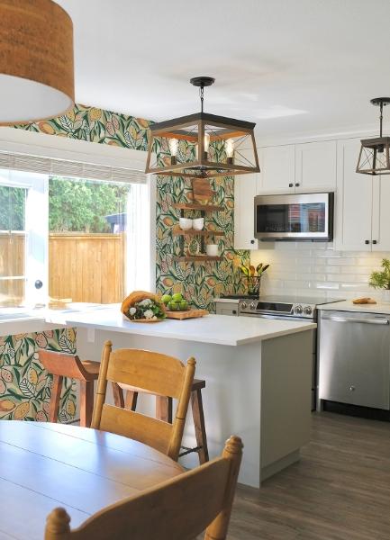 A Street Prints Meyer Peach Citrus Wallpaper