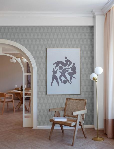 A Street Prints Mirko Stone Ogee Wallpaper