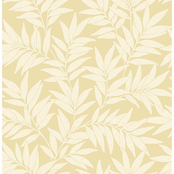 a street prints Morris Yellow Leaf Wallpaper