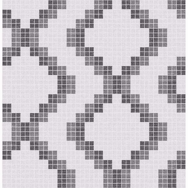 a street prints Mosaic Black Grid Wallpaper
