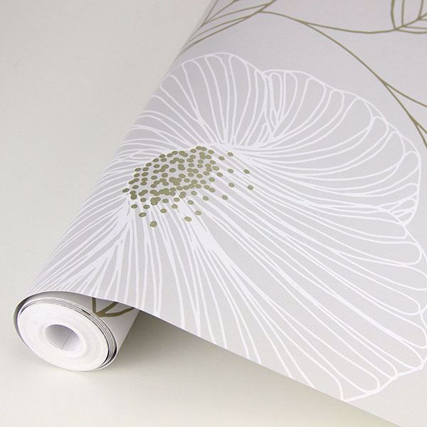A Street Prints Mythic Dove Floral Wallpaper