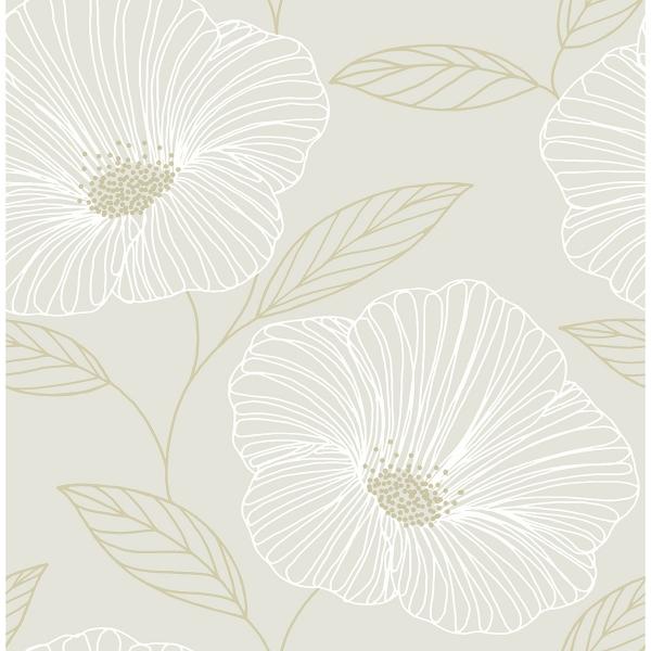a street prints Mythic Dove Floral Wallpaper