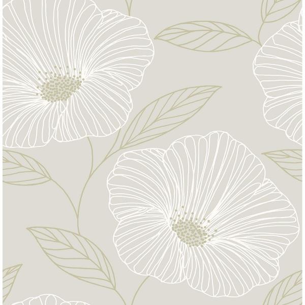 a street prints Mythic Dove Floral Wallpaper