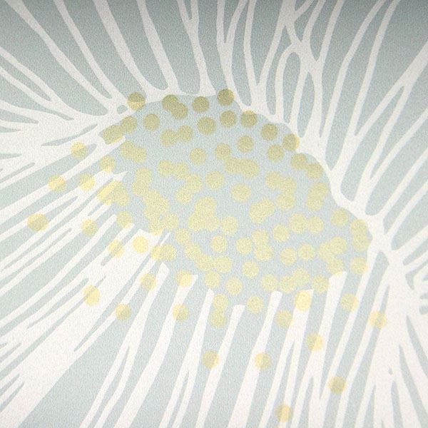 A Street Prints Mythic Seafoam Floral Wallpaper