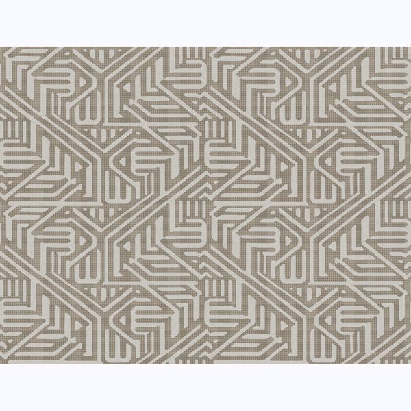 a street prints Nambiti Brown Geometric Wallpaper