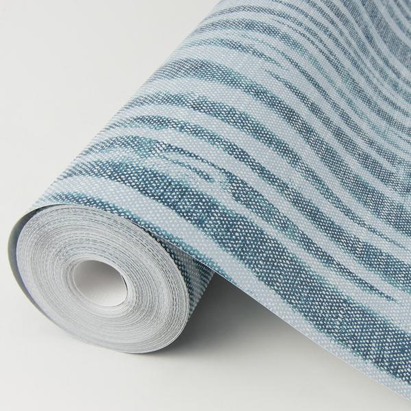 A Street Prints Nazar Indigo Stripe Wallpaper