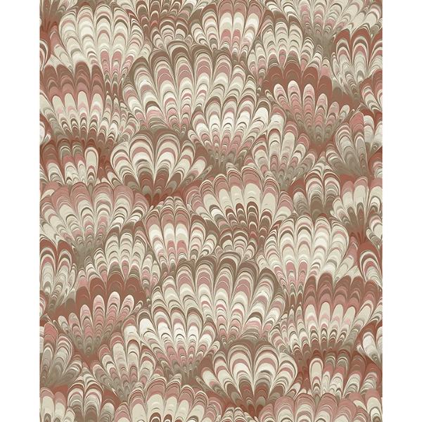 a street prints Octavia Ruby Marbled Ink Wallpaper