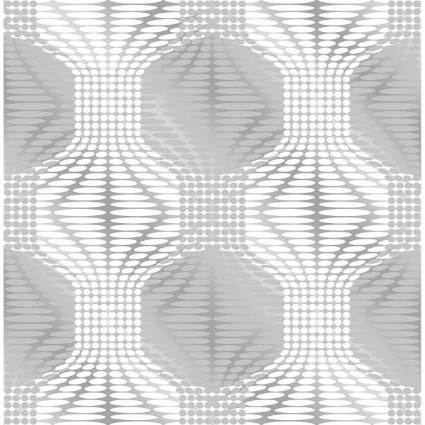 a street prints Optic Blue Geometric